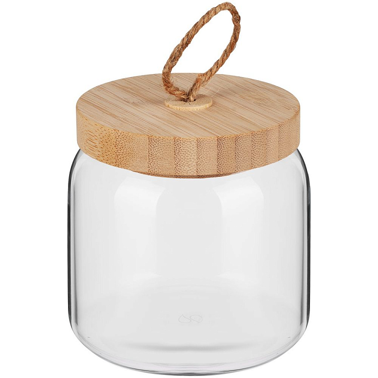 Банка с бамбуковой крышкой Woody