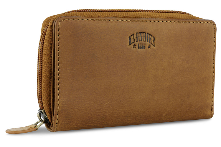 Кошелек KLONDIKE RUSH «Ava», натуральная кожа в коньячном цвете, 16 х 10 х 3 см