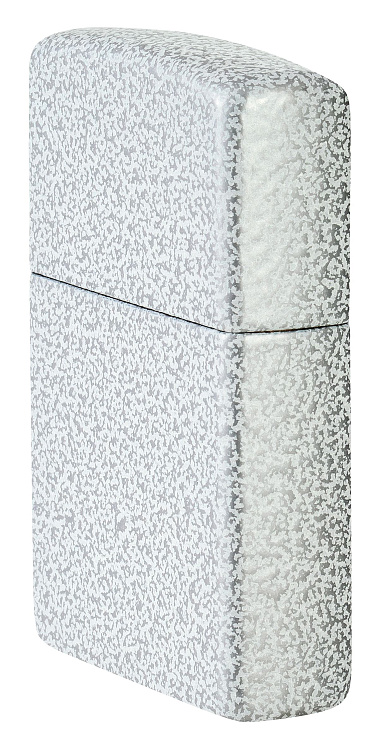 Зажигалка ZIPPO Classic с покрытием Glacier, латунь/сталь, белая, матовая, 38x13x57 мм