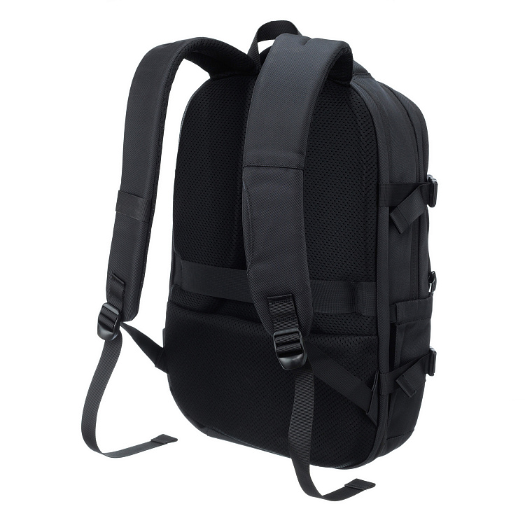 Рюкзак TORBER VOYAGE с отделением для ноутбука 18'', черный, полиэстер 900D, 34х16х47 см, 20 л