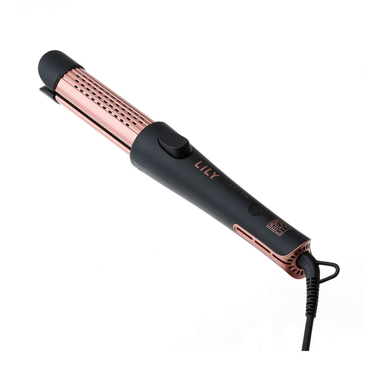 Щипцы-плойка 2-в-1 для волос DEWAL BEAUTY Lily, 23х95 мм, чёрные