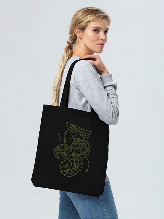 Холщовая сумка «Полинезийский дракон»