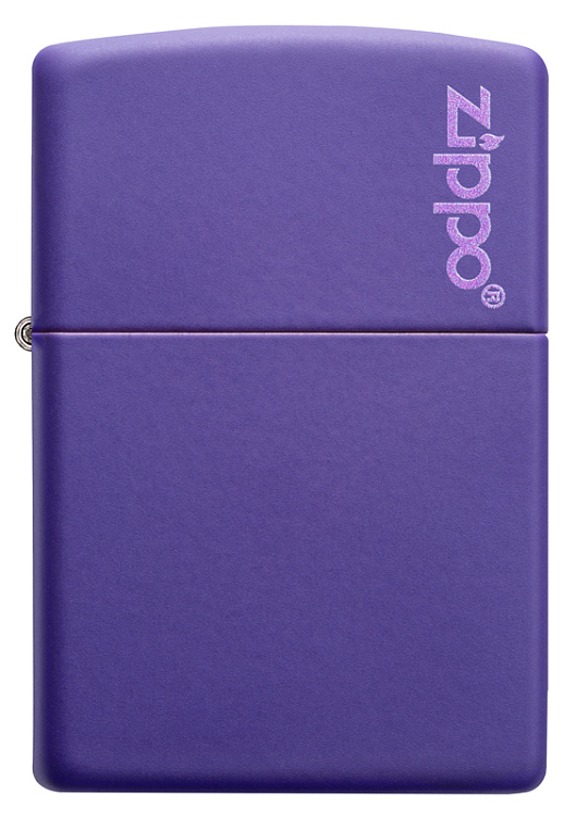 Зажигалка ZIPPO Classic с покрытием Purple Matte, латунь/сталь, фиолетовая, матовая, 38x13x57 мм