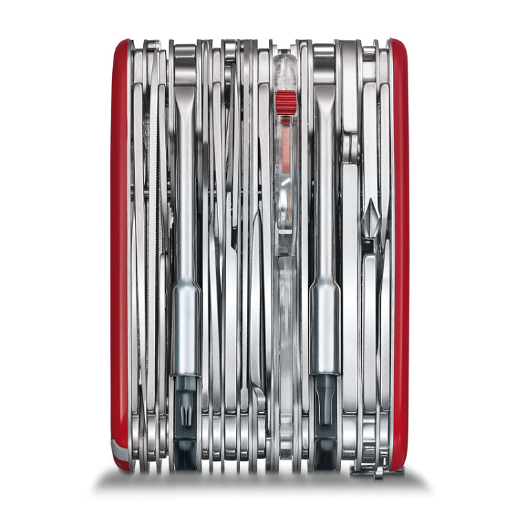 Нож перочинный VICTORINOX Swiss Champ XXL, 91 мм, 73 функции, красный