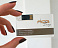 Флешка-визитка прозрачная (USB Flash Drive) KR007