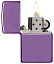 Зажигалка ZIPPO Classic с покрытием Abyss™, латунь/сталь, фиолетовая, глянцевая, 38x13x57 мм