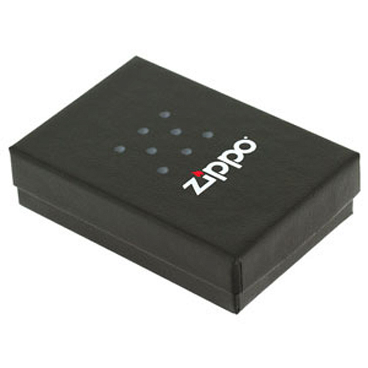Зажигалка ZIPPO "Zippo Oval", с покрытием Satin Chrome™, латунь/сталь, серебристая, 38x13x57 мм