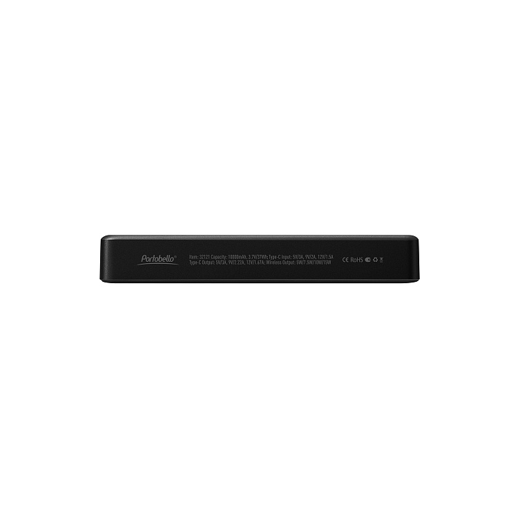 Внешний аккумулятор Atlantis PD Plus 10000mAh с функцией беспроводной зарядки 15W
