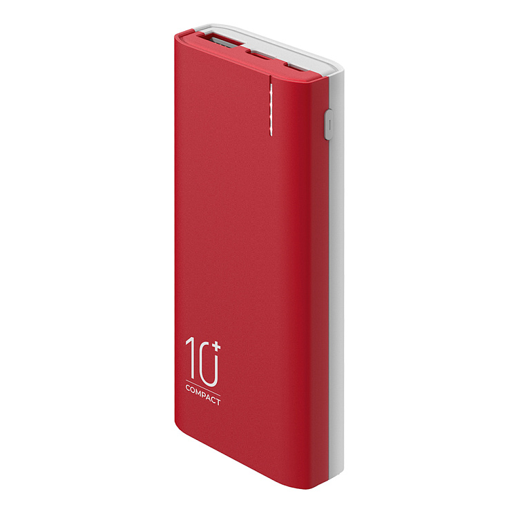 Внешний аккумулятор C-10, 10000mAh, red, OLMIO