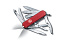 Нож-брелок VICTORINOX Midnight Mini Champ, 58 мм, 17 функций, красный