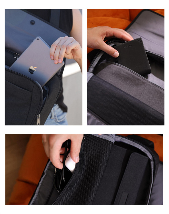 Сумка ClickSling X 40х27х12 см, черная