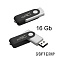 Флеш-карта "Vostok SOFTGRIP", объем памяти 16GB, покрытие softgrip