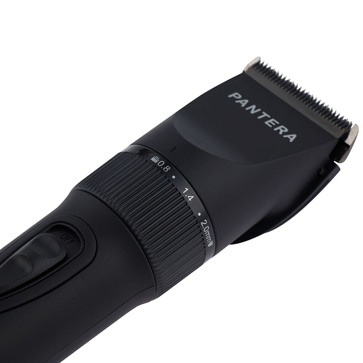 Машинка для стрижки волос DEWAL BEAUTY Pantera Black, черная, 0.8 - 2.0мм