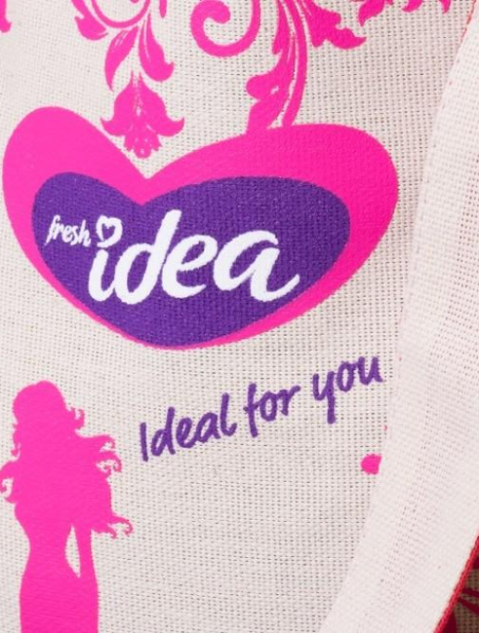 Сумка для покупок по индивидуальному дизайну для бренда Fresh Idea