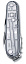 Нож перочинный VICTORINOX Spartan, 91 мм, 12 функций, полупрозрачный серебристый