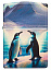 Зажигалка ZIPPO Penguin с покрытием Glow In The Dark Green, латунь/сталь, разноцветная, 38x13x57 мм