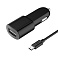 АЗУ USB 1.2A +microUSB кабель, OLMIO, чёрный
