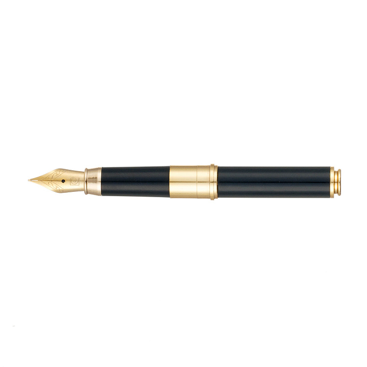 Ручка 2 в 1 шариковая и перьевая Pierre Cardin COMBI PEN, цвет - черный. Упаковка Е