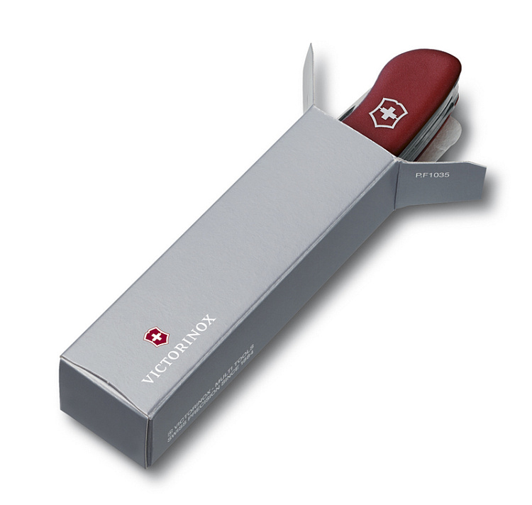 Нож перочинный VICTORINOX WorkChamp, 111 мм, 21 функция, с фиксатором лезвия, красный