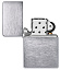 Зажигалка ZIPPO Vintage™ Series 1937, с покрытием Brushed Chrome, серебристая, 38x13x57 мм