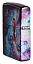 Зажигалка ZIPPO Universe Astro с покрытием 540 Tumbled Chrome, латунь/сталь, сиреневая, 38x13x57 мм