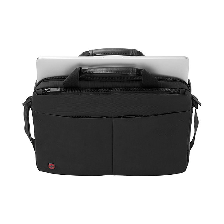 Портфель для ноутбука 14'' WENGER, черный, нейлон / ПВХ, 39 x 8 x 26 см, 5 л
