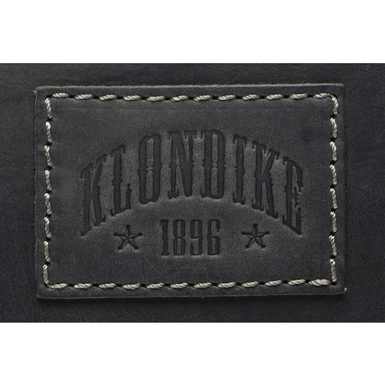 Портфель KLONDIKE Native, натуральная кожа в черном цвете, 40 х 11 х 31 см
