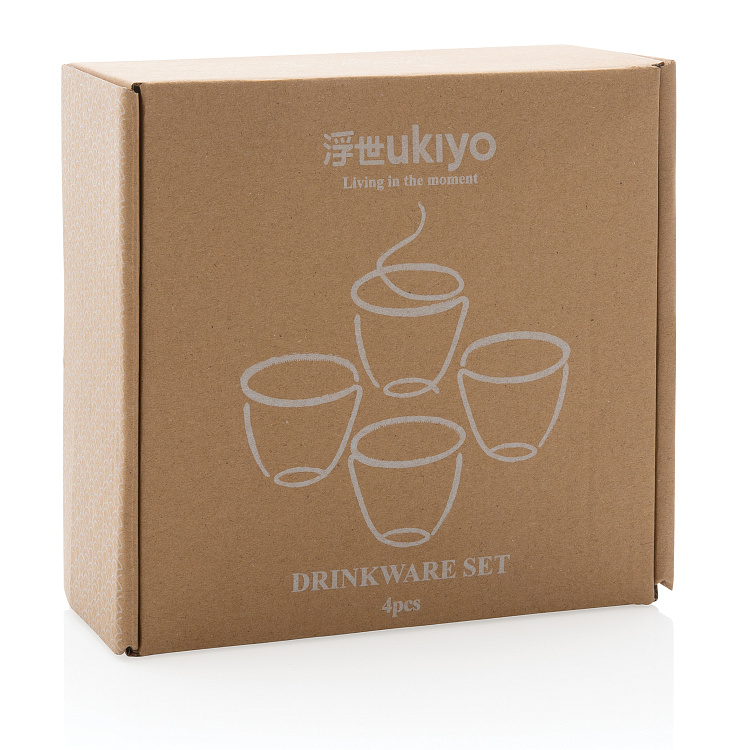 Набор керамических чашек Ukiyo, 4