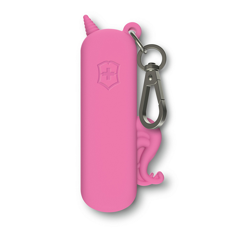 Чехол VICTORINOX "Cherry Blossom" для ножей Classic Colors 58 мм, силиконовый, розовый