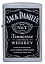Зажигалка ZIPPO Jack Daniels® с покрытием Street Chrome, латунь/сталь, серебристая, 38x13x57мм