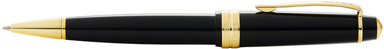 Шариковая ручка Cross Bailey Light Polished Black Resin and Gold Tone