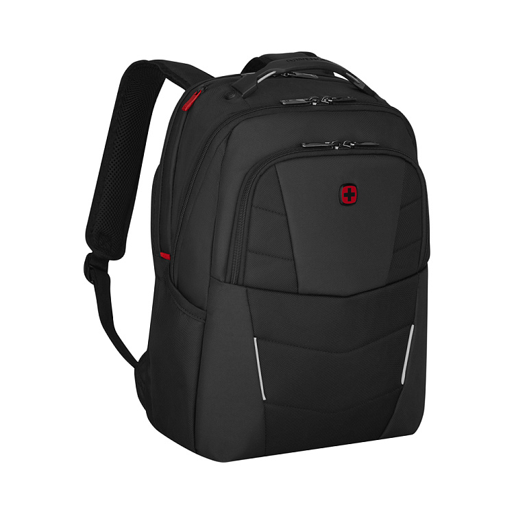 Рюкзак WENGER ALTAIR 15.6", черный, переработанный ПЭТ/Полиэстер, 32х21х44 см, 22 л.