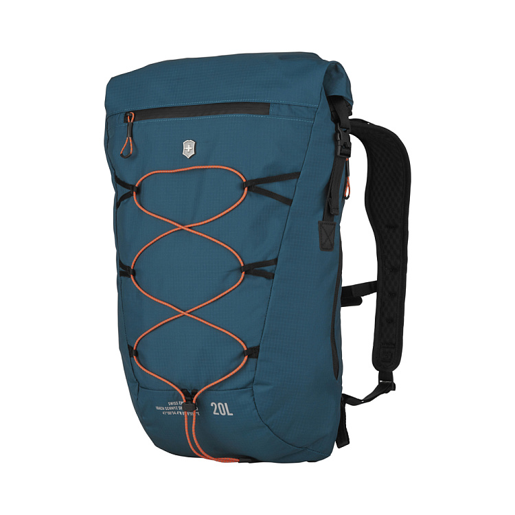 Рюкзак VICTORINOX Altmont Active L.W. Rolltop Backpack, бирюзовый, 100% нейлон, 30x19x46 см, 20 л