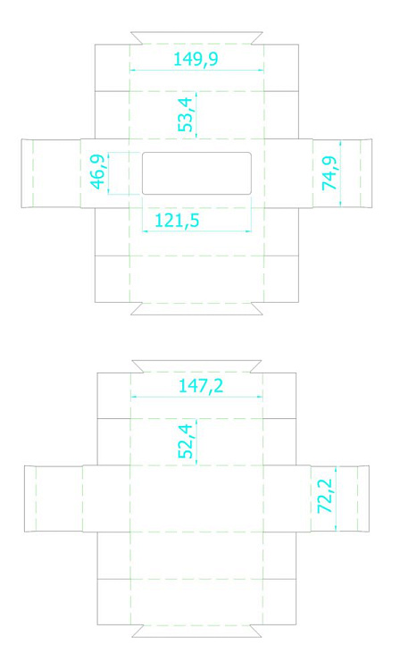 Коробка с окном Vindu