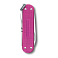 Нож-брелок VICTORINOX Classic SD Alox Colors "Flamingo Party", 58 мм, 5 функций, лиловый