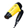 Фен DEWAL BEAUTY Aero Yellow, дорожный, жёлтый, 1400 Вт, 1 насадка