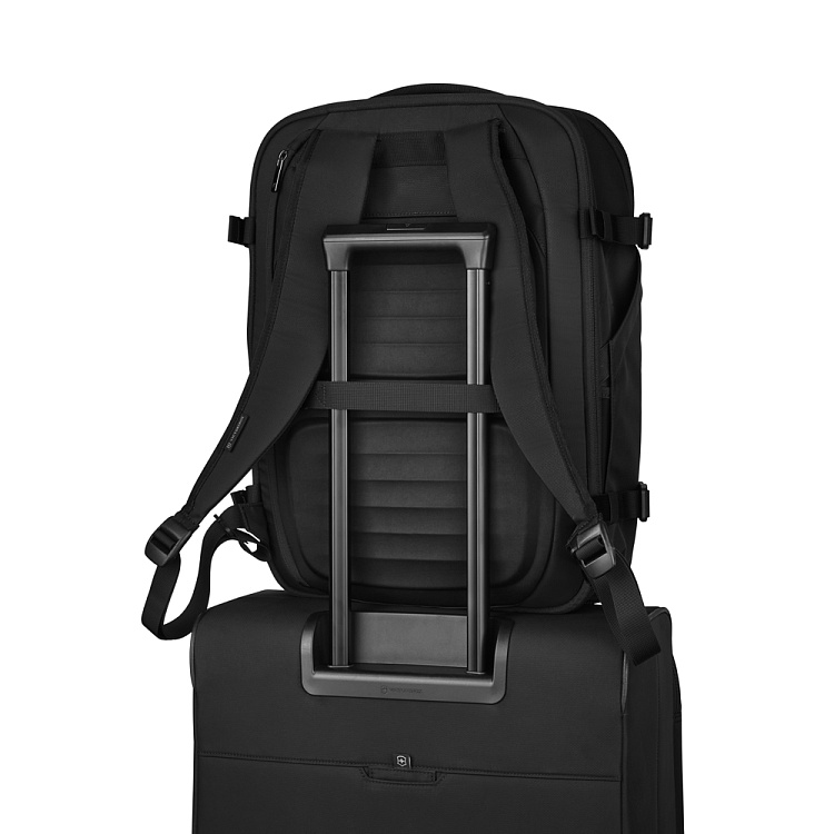 Рюкзак VICTORINOX Crosslight Boarding Bag, черный, RPET полиэстер, 39x22x53 см, 37 л