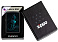 Зажигалка ZIPPO Spiritual Cat с покрытием Black Light, латунь/сталь, черная, матовая 38x13x57 мм