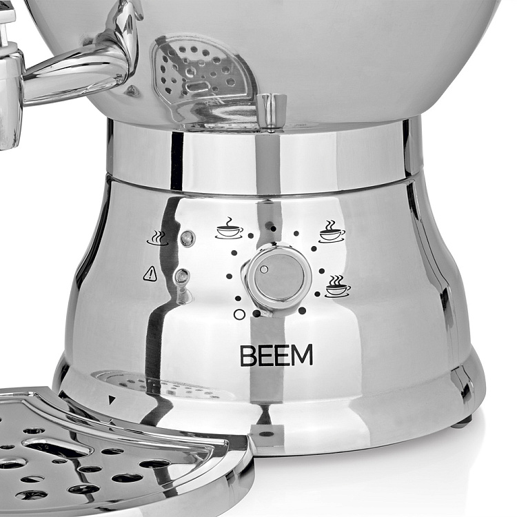 Самовар BEEM модель 3008C, 8 литров, серебристый