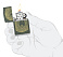 Зажигалка ZIPPO Wood Ring с покрытием Green Matte, латунь/сталь, зеленая, матовая, 38x13x57 мм