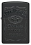 Набор ZIPPO Jack Daniels®: зажигалка с покрытием Black Matte и кожаный чехол в подарочной коробке