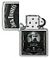 Зажигалка ZIPPO Jack Daniels® с покрытием Street Chrome, латунь/сталь, серебристая, 38x13x57 мм