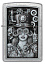 Зажигалка ZIPPO Steampunk с покрытием Street Chrome, латунь/сталь, серебристая, 38x13x57 мм