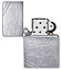 Зажигалка ZIPPO Vintage™ Series 1937, с покрытием Brushed Chrome, серебристая, 38x13x57 мм