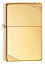 Зажигалка ZIPPO Vintage™ с покрытием High Polish Brass, латунь/сталь, золотистая, 38x13x57 мм