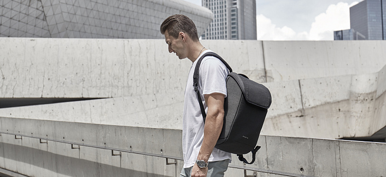 Рюкзак ClickPack X 45х32х15,5 см, с клапаном, черный