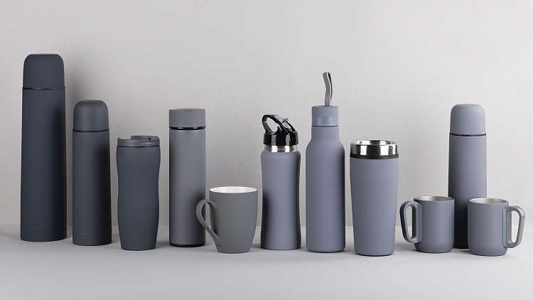 Термос "Родос", покрытие soft touch, 1 л.