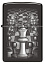 Зажигалка ZIPPO Chess Design с покрытием High Polish Black, латунь/сталь, черная, 38x13x57 мм