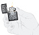 Зажигалка ZIPPO Classic с покрытием Black Matte, латунь/сталь, чёрная, матовая, 38x13x57 мм