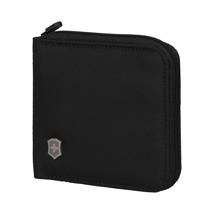 Бумажник VICTORINOX TA 5.0 Zip-Around Wallet с RFID защитой, чёрный, нейлон, 11x1x10 см